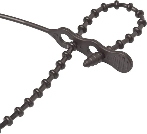 Ancor Bridas de cables de grado marino 4-Negro