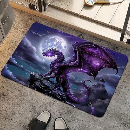 Miniatura 36 de Alfombra de baño, diseño abstracto de mármol azul y dorado, antideslizante, de secado rápido, súper absorbente, delgada, para debajo de la puerta