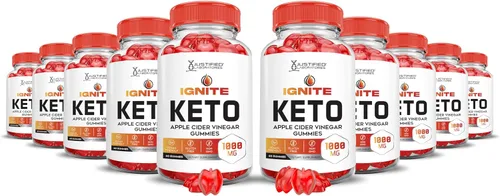 Miniatura 7 de Justified Laboratories Ignite Keto ACV Gummies Advanced 1000 mg Ignite Keto Gummies Formula Vinagre de sidra de manzana formulado con jugo