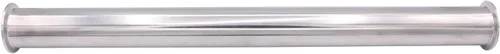 Miniatura 4 de Dernord - Tubo de bobina sanitaria con extremos de abrazadera, tubo redondo liso de acero inoxidable 304 con abrazadera triple de 5.08 cm