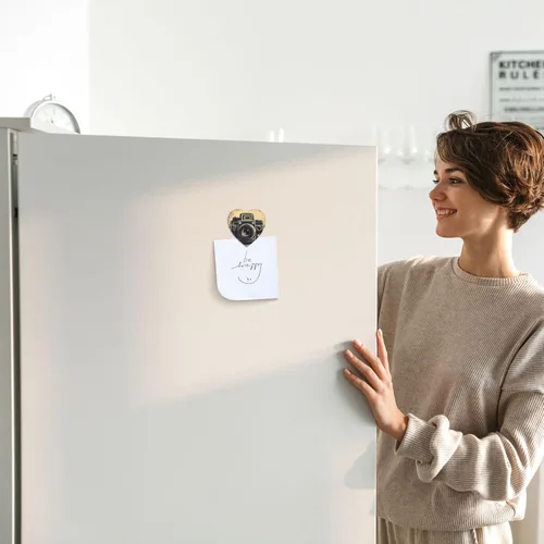 Miniatura 4 de Imanes de nevera resistentes redondos pequeños imanes retro para cámara de refrigerador, mini imanes decorativos fuertes para pizarra blanca