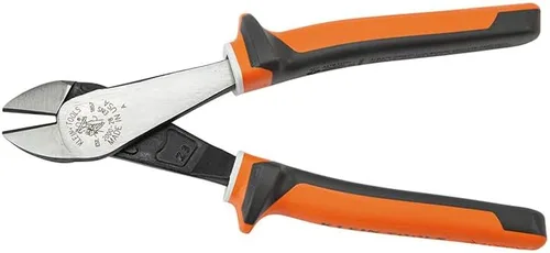 Miniatura 3 de Klein Tools Alicates D2000-28-INS, Alicates de corte diagonal aislados, fabricados en Estados Unidos, con agarres nominales de 1000 V, cortadores