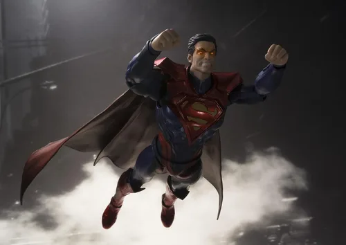 Miniatura 4 de Figura de Superman Bandai Tamashii Nations S.H. (versión Injustice), "Injustice", figura de acción