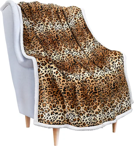 Miniatura 14 de Tirrinia - Manta sherpa de felpa gris de 50 x 60 pulgadas, manta reversible de vellón para cama y sofá, súper suave, cómoda, cálida y mullida manta