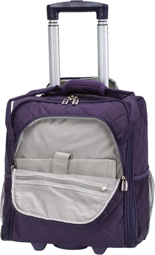Miniatura 39 de Rockland Melrose - Maleta con ruedas, de porte vertical, para caber debajo del asiento, Rojo), BF31-RED