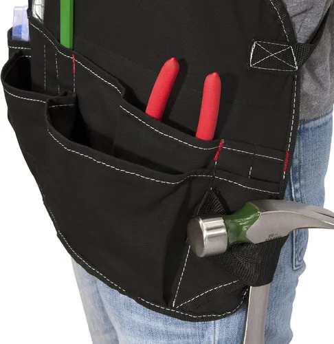 Miniatura 2 de Dickies Delantal de taller con pechera, 16 bolsillos Negro