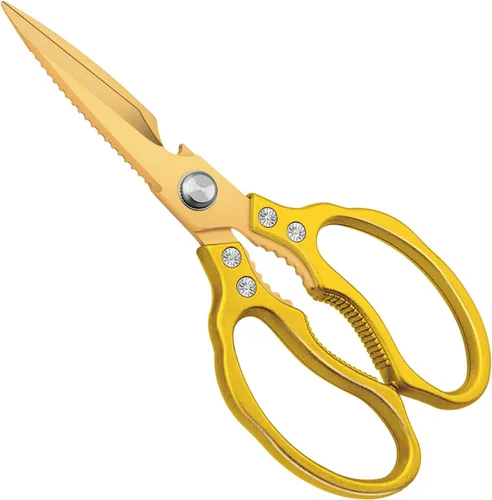Miniatura 13 de CGBE Tijeras de cocina multiusos, resistentes, ultra afiladas, de acero inoxidable, aptas para lavavajillas, tijeras de cocina para pollo, aves