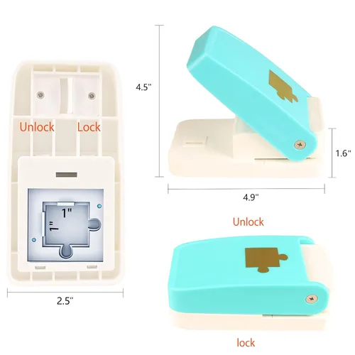 Miniatura 2 de KW-triO Puzzle Punch DIY Jigsaw Puzzle Piece Cutter para rompecabezas personalizado, rompecabezas de fotos personalizadas, herramienta