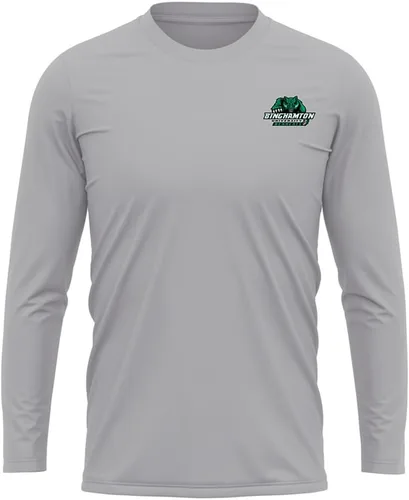 Miniatura 65 de Camisa deportiva de manga larga oficial de la NCAA Collegiate para hombre, con logotipo en el pecho izquierdo, colección Athletic Heather