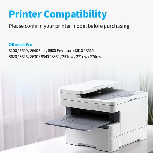 Miniatura 2 de EASYPRINT 950XL 951XL - Paquete combinado de cartuchos de tinta de repuesto para HP 950 951 cartucho de tinta compatible con HP OfficeJet Pro 8600
