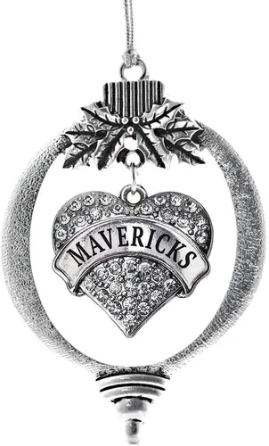 Miniatura 22 de Inspired Silver - Adorno con dije de hermana gemela - Adornos navideños de plata con circonitas cúbicas