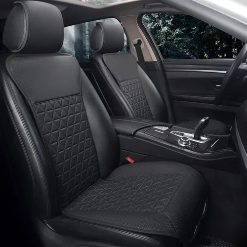 Miniatura 16 de Black Panther Funda para asiento de automóvil, protector de automóvil de lujo, funda universal antideslizante para asiento del conductor con 1