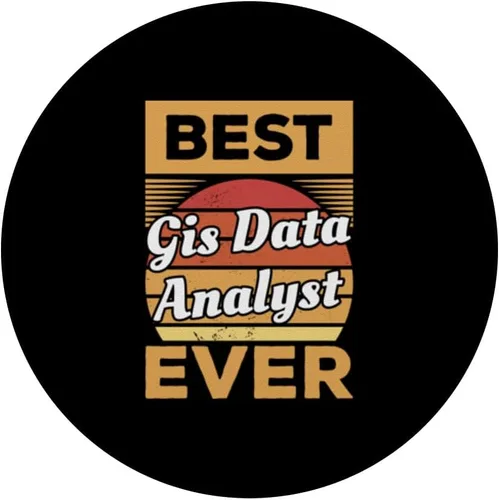Miniatura 3 de Vintage Best GIS Data Analyst Ever PopSockets Standard PopGrip