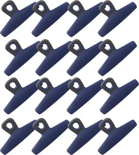 Miniatura 22 de COOK WITH COLOR Clips para alimentos – Clips anchos y resistentes, clips grandes para bolsas para almacenamiento de alimentos con agarre hermético