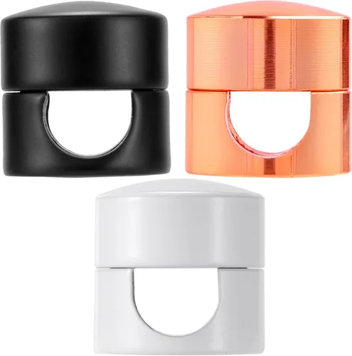 Miniatura 15 de SmallCat 6 juegos de soportes de cargador para cables, soportes de anclaje de cable ajustables negros, clips de cable de metal adhesivos