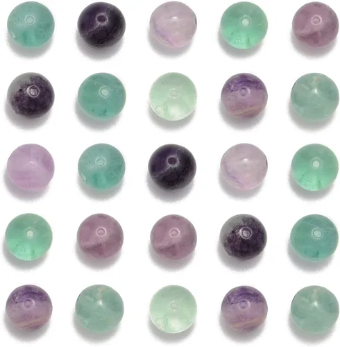 Miniatura 32 de NCB - 200 cuentas sueltas de turquesa africana de 0.15 pulgadas (4 mm) para joyería, cuentas semipreciosas naturales redondas y suaves con espaciador