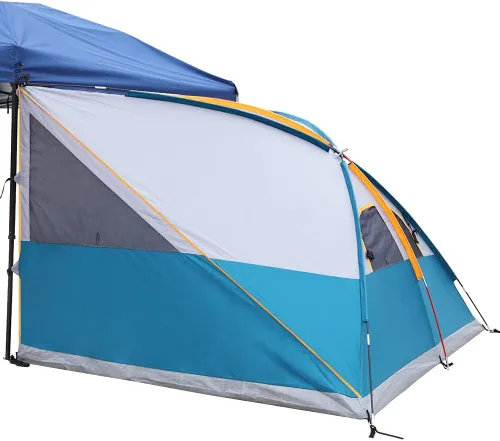 UNP Cubo de camping | Tienda de campaña lateral desplegable para toldos de 10 x 10 pies, carpa de fácil instalación gazebo (toldo/REFUGIO no Tienda