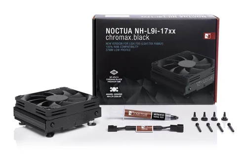 Miniatura 4 de Noctua NH-L9i-17xx chromax.Black, enfriador de CPU de bajo perfil premium para Intel LGA1700 y LGA1851 (negro)