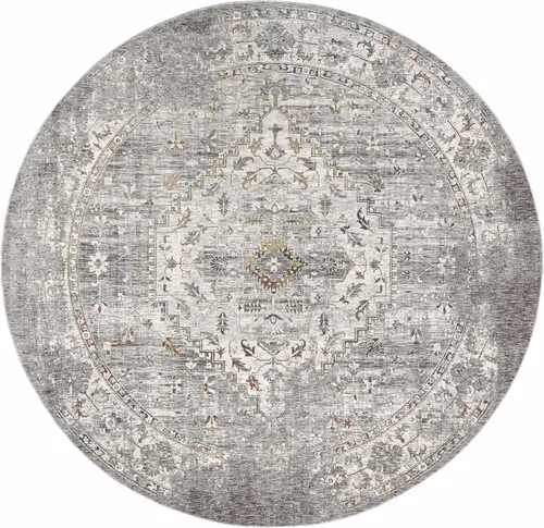 Miniatura 9 de Hauteloom Bolivar - Alfombra tradicional para sala de estar, dormitorio, color salvia polvorienta, gris, carbón, 5 x 8 pies 2 pulgadas