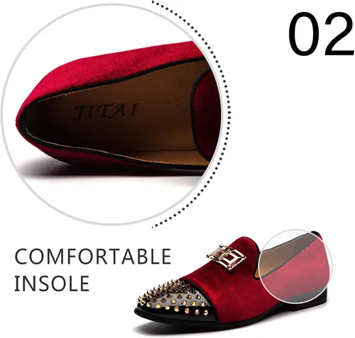 Miniatura 3 de JITAI Penny Mocasines de piel con forro para hombre