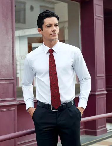 Miniatura 187 de Corbatas florales tejidas clásicas para hombre, corbata cuadrada de bolsillo, corbatas formales para hombres, boda con pañuelo