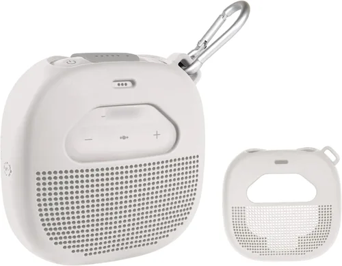 Miniatura 6 de Funda protectora con características para altavoz Bluetooth Bose SoundLink Micro de WGear, diseño funcional con bolsillo de malla para cable y otros