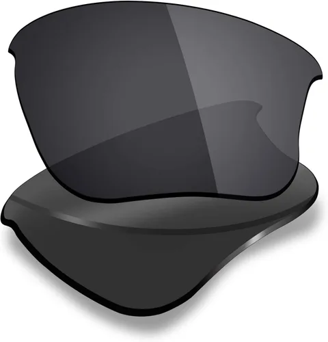 Miniatura 2 de mryok 4pares polarizadas lentes de repuesto para Oakley Flak Jacket XLJanteojos de sol Stealth negrorojo fuegohielo azulplata titanio