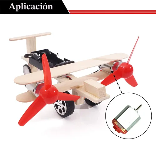Miniatura 8 de EUDAX Juego de 6 motores de corriente continua, mini motor eléctrico para pasatiempos de 3V -12V 25000 RPM, fuerte magnético con hélice de eje, 2