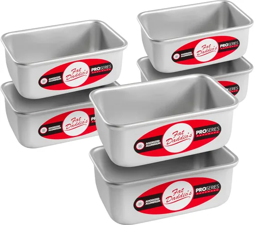 Miniatura 8 de Fat Daddio's BP-5639 Molde para Pan de Aluminio Anodizado, 4.875 x 2.75 x 2 pulgadas