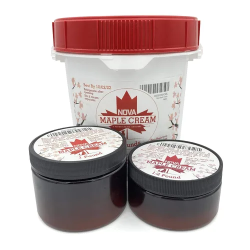 Miniatura 3 de Nova Maple Cream - Crema de Mantequilla de Arce Puro Grado A para Untar (1 libra)