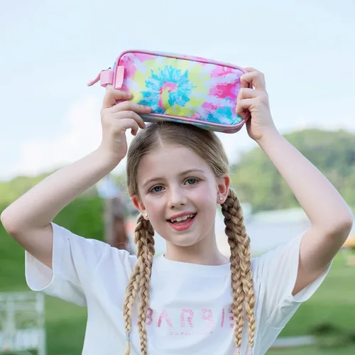 Miniatura 5 de Estuche para lápices Choco Mocha para niñas, estuche suave con cierre para niñas, estuche para lápices para la escuela, bolsa de lápices arcoíris