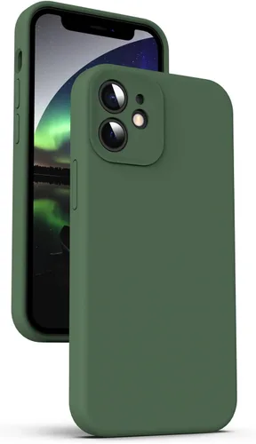 Miniatura 31 de Supdeal Funda de silicona líquida para iPhone 12 Pro Max, [protección de cámara] [antihuellas dactilares] [carga inalámbrica] Funda protectora de 4