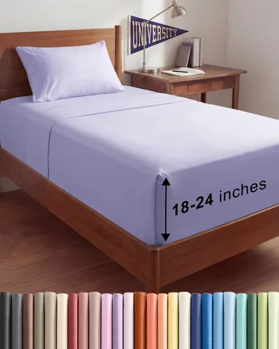 Miniatura 184 de Sábanas King divididas con bolsillos extra profundos, sábanas transpirables y refrescantes de 5 piezas, sábanas de lujo para hotel, suaves, sin 22