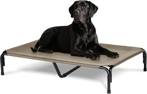 Miniatura 15 de Cama Elevada para Perros para Exteriores, Catre Elevado XL para Perros con Malla Lavable, Cuna Refrescante para Mascotas a Prueba de Mordidas