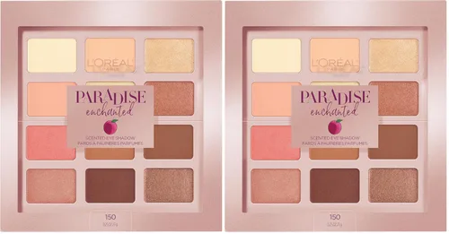 L'Oréal Paris Paradise Enchanted Paleta de sombra de ojos perfumada, 0.25 onzas líquidas (paquete de 2)