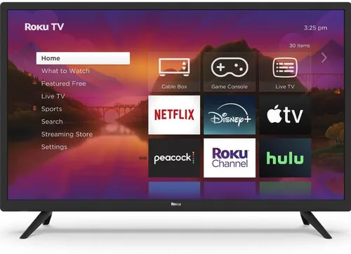Miniatura 2 de Roku Paquete de Smart TV Full HD de 32 pulgadas, pantalla LED de 1080p, audio Dolby, funciona con Alexa, control remoto de voz, modo Bluetooth