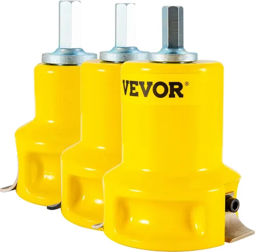 Miniatura 9 de VEVOR Cortador de costillas, 2,5 cm/1" & 3,8 cm/1,5" & 5,1 cm/2", Cortador de muebles de madera de aluminio y acero premium, con cuchillas curvas