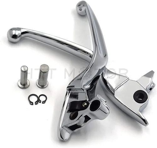 Miniatura 6 de MT241-026-CD Piezas de freno de mano de embrague cromado Compatible con modelos Harley 2008-2013 Touring y Trike 2014 y posteriores FLHR y FLHRC