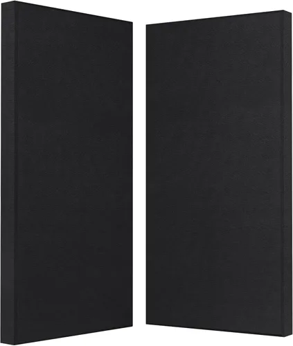 Miniatura 11 de Paneles acústicos de 2 pulgadas de grosor con herrajes para colgar, 2 piezas de 47.2" x 23.6" paneles de fibra de vidrio para absorción de sonido