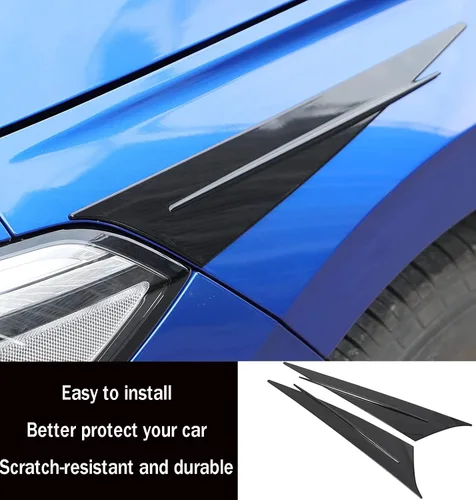 Miniatura 2 de Accesorios de coche para Honda Civic 11ª generación 2022 2023, faros delanteros deportivos para automóvil, calcomanías de faros delanteros (negro)
