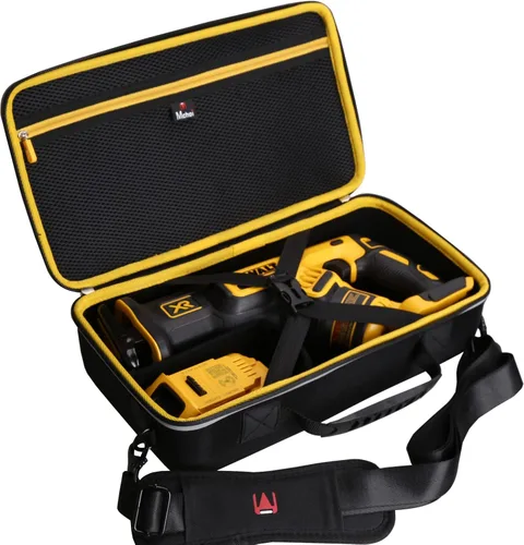 Miniatura 3 de Mchoi Funda de transporte a prueba de golpes compatible con la sierra recíproca DEWALT 20V MAX XR DCS354B / DCS367B, solo funda