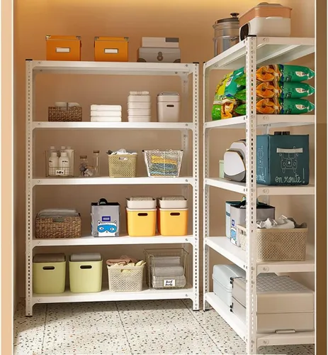 Miniatura 5 de Shelves Heavy Duty Garage Storage Shelving Heavy Duty Storage Shelves Hold 5000LBS 4-Tier Adjustable Metal Shelving Unit Basement Storage Rack
