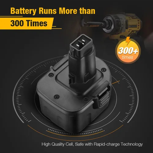 Miniatura 5 de FirstPower Batería de 4.8Ah 12V DW9071 - Compatible con herramientas de batería Dewalt de 12 V DC9071 DW9071 DW9072 DE9037 DE9071 DE9072 DE9074