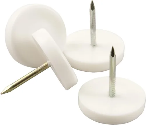 Miniatura 2 de SoftTouch Juego de 16 deslizadores redondos para muebles de 7/8 pulgadas para mesas y sillas de madera en alfombra, deslizadores de muebles de alta