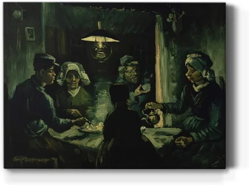 Miniatura 7 de Renditions Gallery Vincent Van Gogh Impreso Flores de almendra, famosa reproducción de pintura, lienzo de alta calidad envuelto en galería, listo