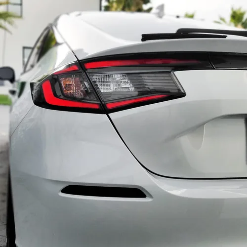 Miniatura 5 de SlickMod Protector de vinilo para luces traseras, precortado, tinte ahumado, para Honda Civic Hatchback 2022-2023