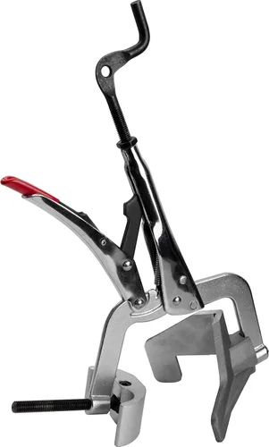 Miniatura 9 de Strong Hand Tools JointMaster, herramienta de sujeción de ángulo de 90 grados, profundidad de garganta: 3", capacidad máxima: 1-1/4", OAL: 8-1/2