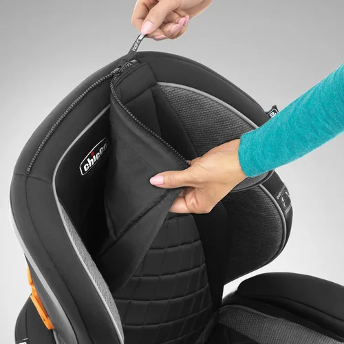 Miniatura 2 de Chicco KidFit Zip Plus Asiento Elevador para Auto 2 en 1 con Posicionamiento de Cinturón, Asiento Elevador sin Respaldo y con Respaldo Alto