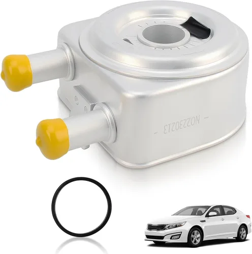 AUTOKAY 26410-2G000 Nuevo enfriador de aceite de motor para Hyundai Sonata Tucson 2006-2015 para Kia Optima Sportage 2.0L 2.4L 2011-2015
