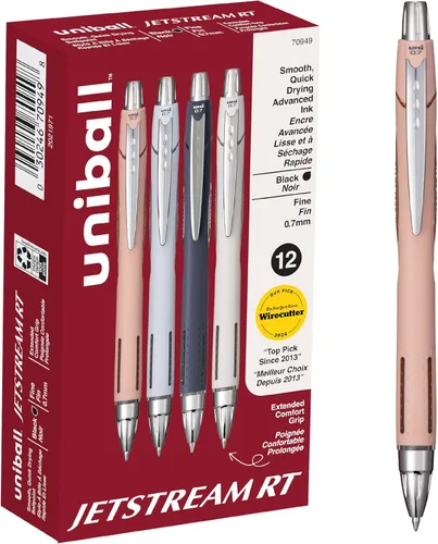 Miniatura 12 de Uniball 70879 Uni-Ball Jetstream Punta Fina 0.7 Mm Paquete de 3, Surtido